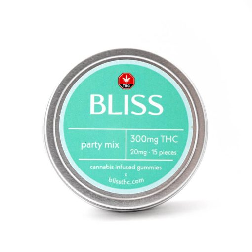 Bliss Edibles 300MG THC Gummies Party Mix