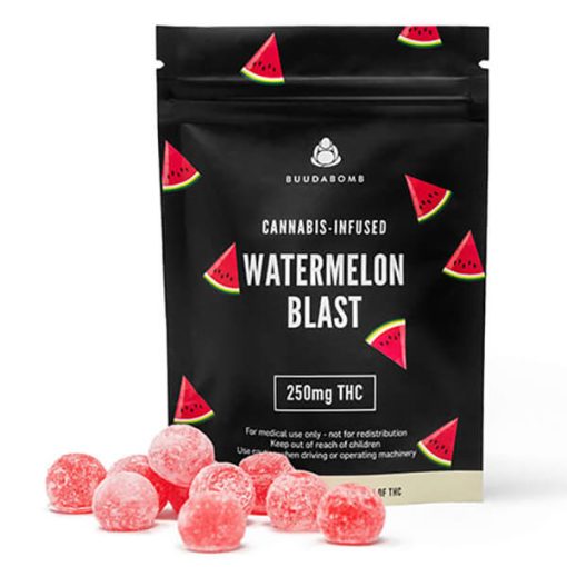 Buuda Bomb 250Mg Gummies Watermelon Blast