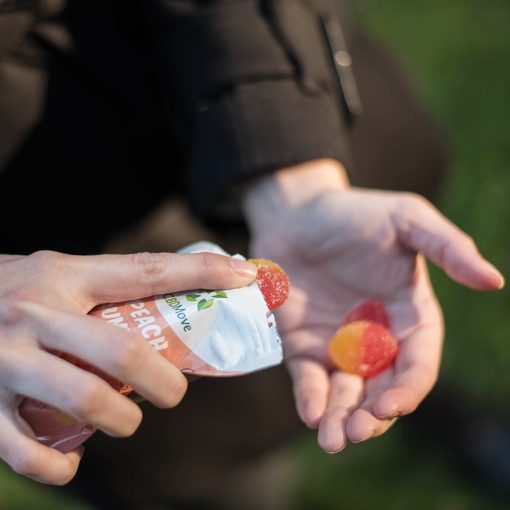 CBD Move Vegan Gummies Vegan Peaches 100mg