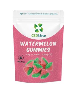 CBD Move Gummies Watermelon 100mg CBD