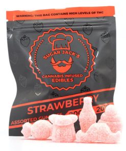 Sugarjacks Assorted Thc Gummies Strawberry 200Mg 2