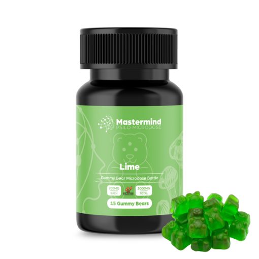 Mastermind Psilo Magic Mushroom Gummy Bear Microdose - 3000MG - Peach