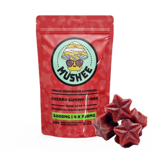 Magic Mushroom Star Gummies - Cherry - 3000MG - Mushee