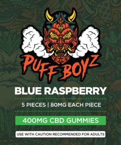 Blue Raspberry gummies 400Mg Cbd