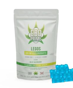 CBD Prime Lego Gummies Blue Raspberry 300mg CBD