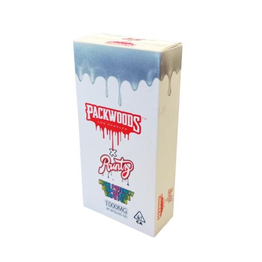 Packwoods white Runtz THC Disposable Vape Pen Super Glue Indica