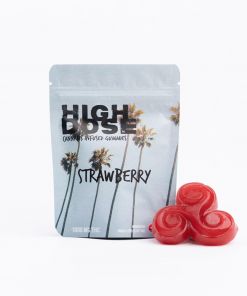 High Dose Strawberry THC Gummies - 1000mg