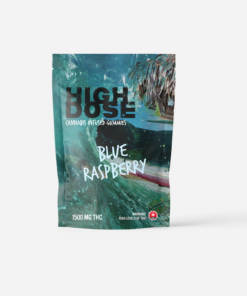 High Dose Blue Raspberry THC Gummies 1500mg