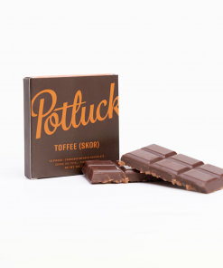 Potluck – Toffee (Skor) THC Chocolate 300mg