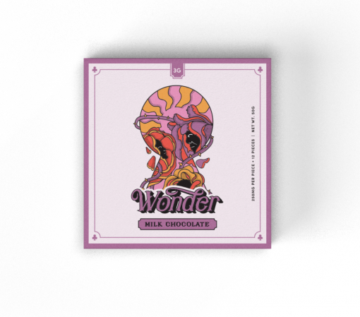 Wonder Psilocybin Chocolates Milk Chocolate 3000mg