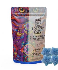 trippy owl Blue Raspberry star jellies