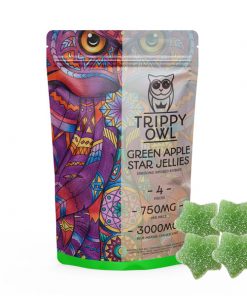 trippy owl Green Apple star jellies