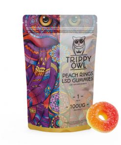 LSD Edible trippy owl LSD Peach Rings