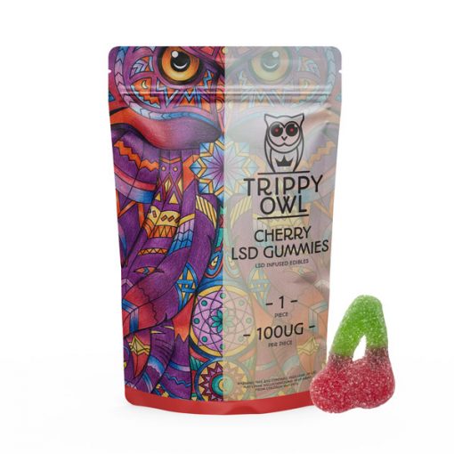 LSD Edible 100ug Peach Ring Trippy Owl