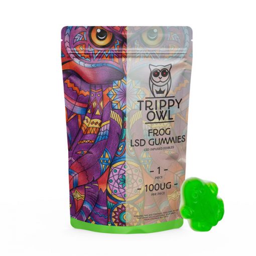 trippy owl LSD frog