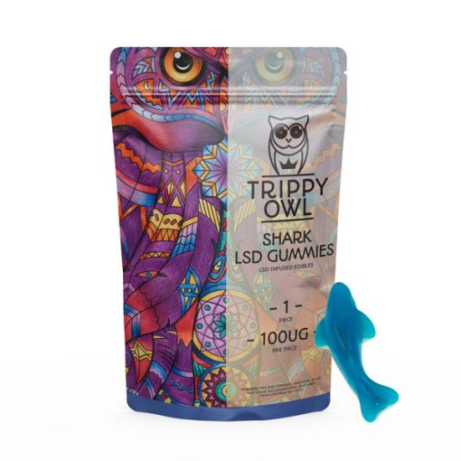 trippy owl shark LSD gummies