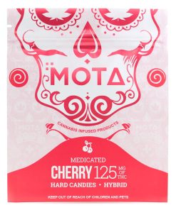 Mota Cherry Hard Candy 125mg THC