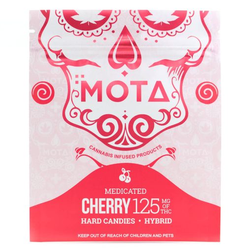 Mota Cherry Hard Candy 125mg THC