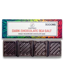 SHROOMIES SEA SALT DARK CHOCOLATE BAR – 3000MG