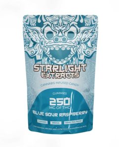 Blue Sour Raspberry starlight gummies-B
