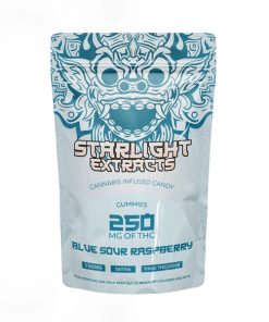 Blue Sour Raspberry starlight gummies sativa