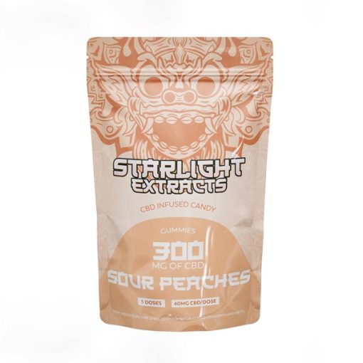 Sour Peaches starlight cbd gummies