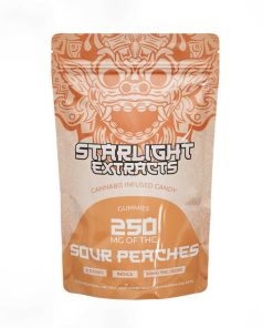 Sativa Sour peaches 250mg THC - Starlight