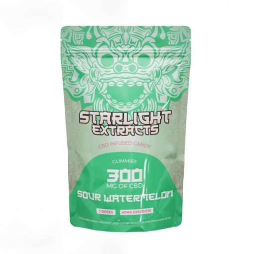 Sour Watermelon starlight cbd gummies