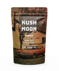 Kush Moon peach THC Gummies 500mg