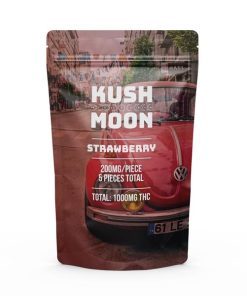 Kush Moon Strawberry THC Gummies 500mg