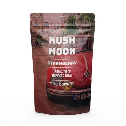 Kush Moon Strawberry THC Gummies 500mg
