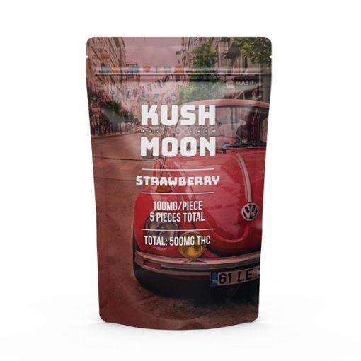 Kush Moon Strawberry THC Gummies - 500mg