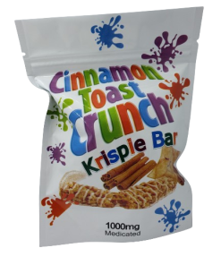 Cynnamon Toast Crunch Cereal Bar 1000mg D9 THC