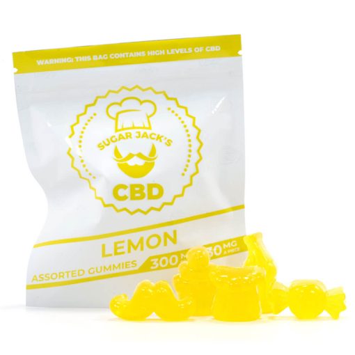 SUGAR JACK’S – CBD LEMON GUMMIES 300mg