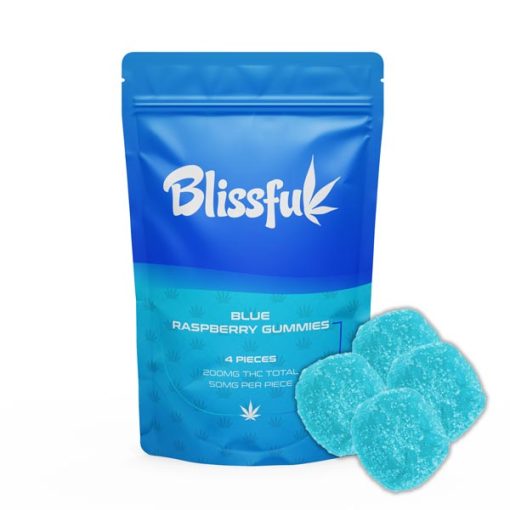 blissful Blue Raspberry gummies
