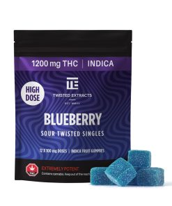 Twisted Extracts Blueberry High Dose Indica (1200mg THC)