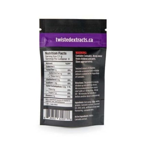 Twisted Extracts – THC Indica Fruit Punch Bomb