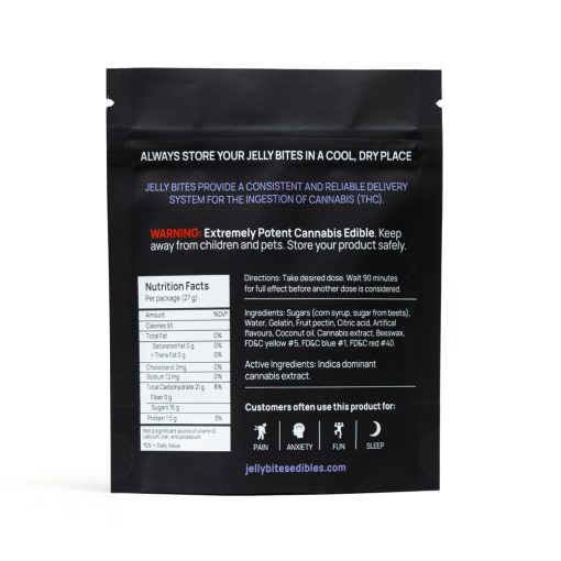 Twisted Extracts – Indica Extra Strength Jelly Bites (500MG THC) – Berry Mix