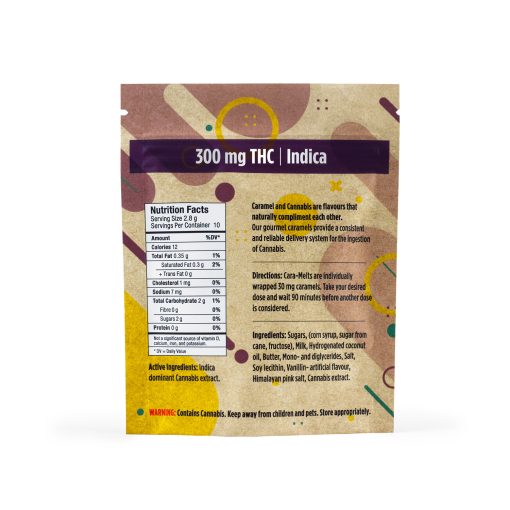 Twisted Extracts Indica Salted Cara Melts (300MG THC)