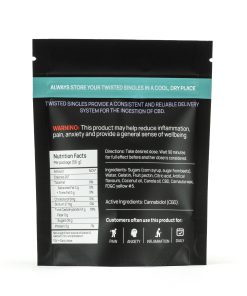 Twisted Extracts – Sour Lemon Twisted Singles (160 mg CBD)