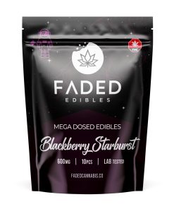 Faded Cannabis Co. Blackberry Starburst Astronauts 600mg THC