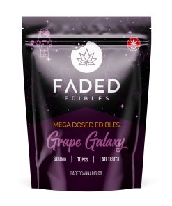 Faded Cannabis Co Grape Galaxy Astronauts 600mg THC