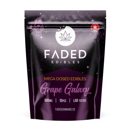 Faded Cannabis Co Grape Galaxy Astronauts 600mg THC