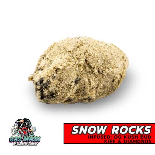 Gas Mask Snow Rocks | OG Kush, Kief & Diamonds