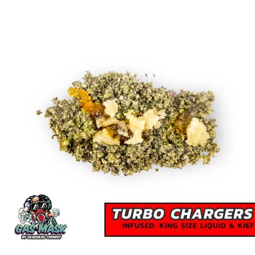Gas Mask Turbo Chargers | King Size Distillate & Kief Pre-Roll