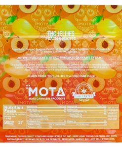 MOTA THC Peach and Mango Jellies