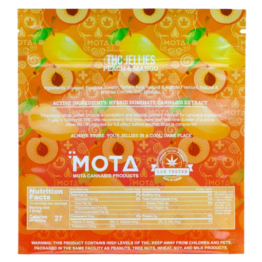 MOTA THC Peach and Mango Jellies