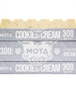 MOTA Cookies and Cream Chocolate Bar 300MG THC