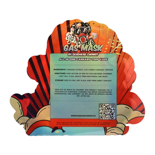 gas mask thc dual chamber vapes