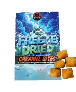 Freeze Dried Caramel Bites 250mg THC - Serpent